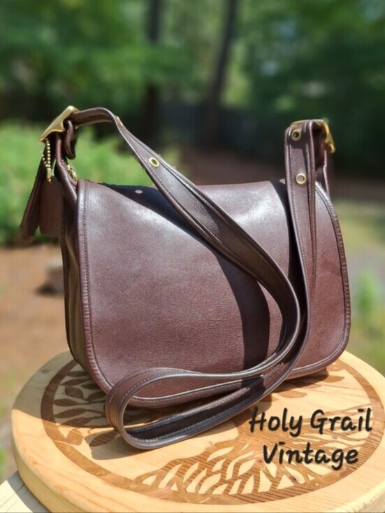 Coach Handbags - Vintage 2000 Coach Mahogany Glove Tanned Leather Patricia's Legacy Bag #9951